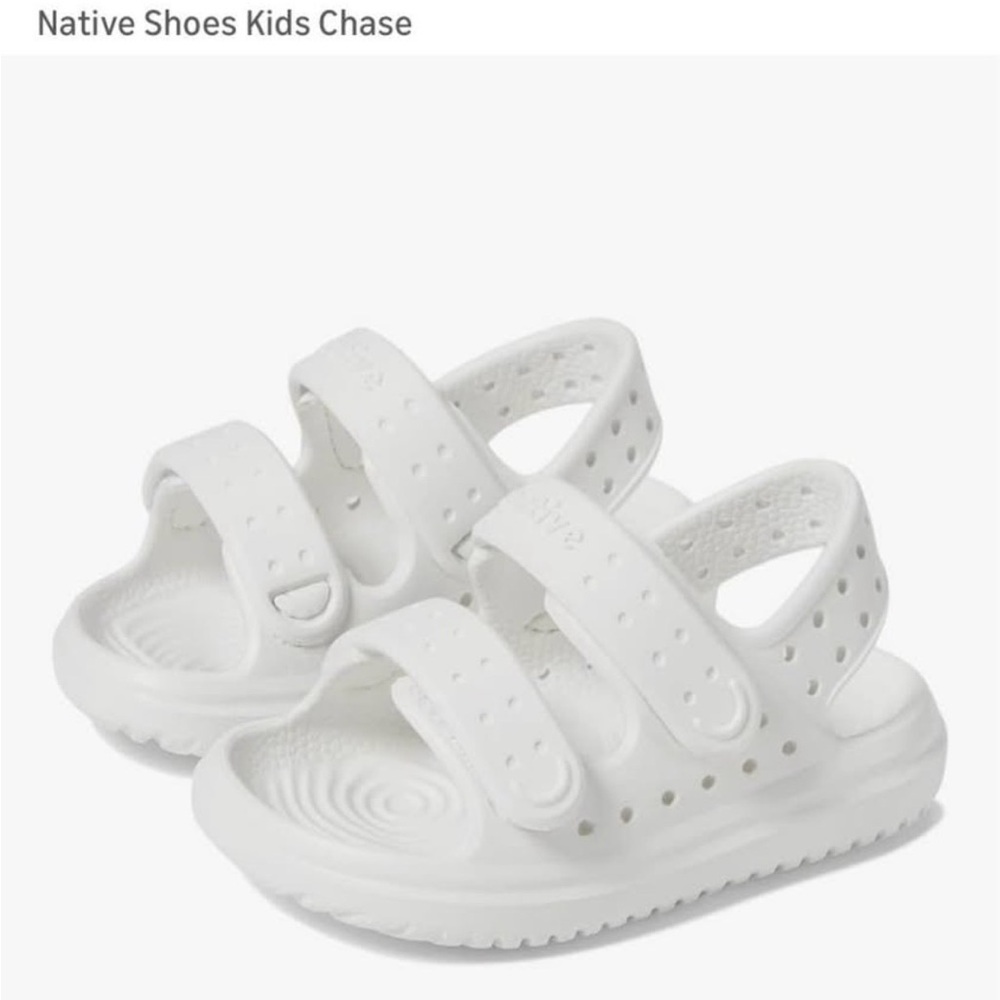Native Kids White Sandals